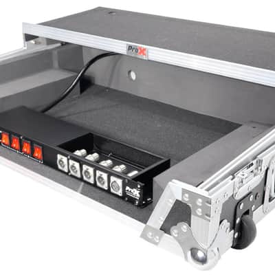 ProX X-PC4XLR-USB 1U 4-Way Powerkon to Edison AC Power Strip w/15A Breaker image 8
