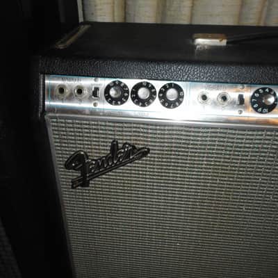 Fender Super Reverb Early Transition Drip edge AB763 1967/68 - Black / Silver image 3