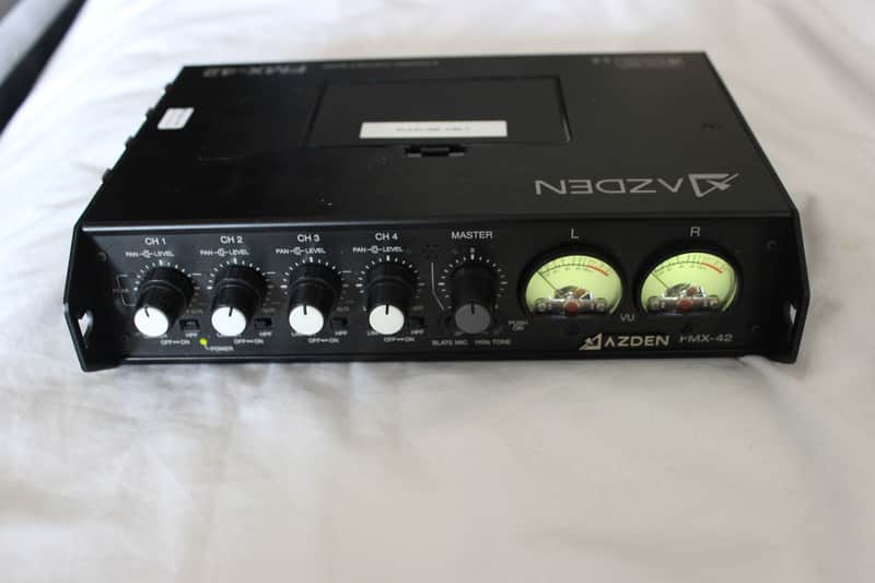 Azden FMX-42 4-Channel Portable Mixer mar25 2#W5A image 1
