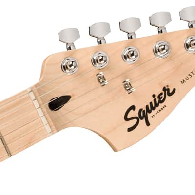 Squier Sonic Mustang Maple Fingerboard White Pickguard Torino Red image 5