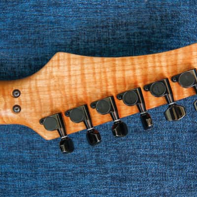Music Works Super Strat - Jim Foote late 80-s Sunburst image 18