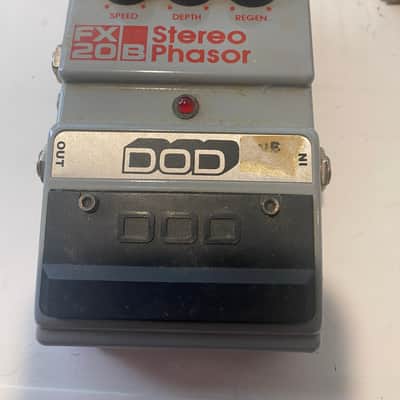 With Box, foam insert, and schematic DOD Stereo Phaser FX20-B 1985 - 1998 - Silver image 3