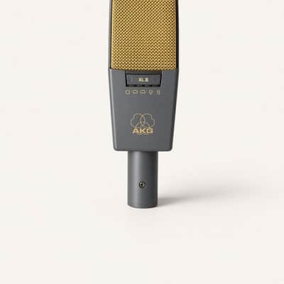 AKG C414 b xl II  made in Austria 2004 - Noir et or image 2