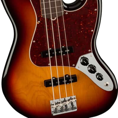 Fender American Professional II Jazz Bass® Fretless in 3-Color Sunburst image 2