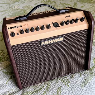 Fishman PRO-LBT-500 Loudbox Mini with Bluetooth 2-Channel 60-Watt 1x6.5" Acoustic Guitar Amp AND  - Brown image 3