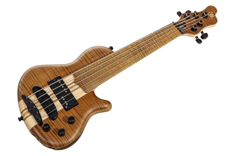 Mayones Cali 5 Mini Bass Flamed Maple T.E.W. - Trans Natural Matt image 1