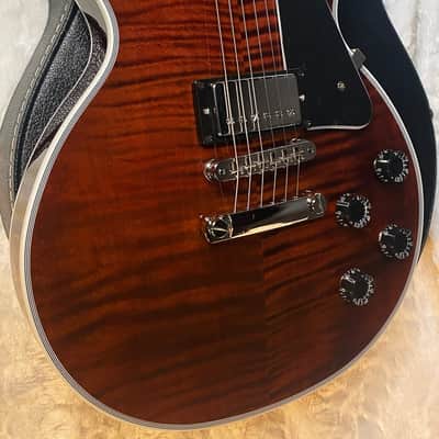 NEW! Gibson Dealer Select Custom Shop Les Paul Custom - Hand Picked AAA Figured Flame Top - Root Beer / Walnut Finish - Authorized Dealer - 9.4 lbs - G06950 image 7