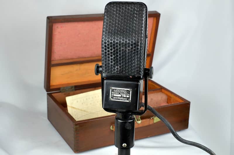 Vintage Toshiba Type A Ribbon Microphone RCA 44A Clone 1946 year