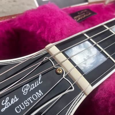 ✮INCREDIBLE✮ Vintage 1992 Gibson Les Paul Custom ✮ LEFT HANDED ✮ 100% ✮ OHSC ✮TIMEWARP ! image 6