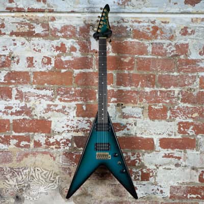 Aria Pro II XX Deluxe V 1982 Blue Black Sunburst MIJ Japan Matsumoku image 6