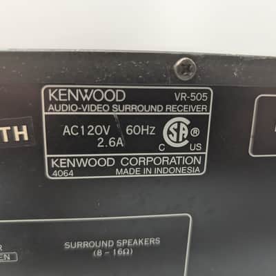 Kenwood VR-505 Receiver HiFi Stereo Vintage 5.1 Channel Home Audio AM/FM image 6