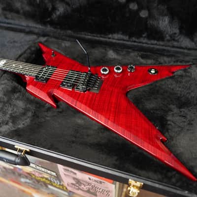 Dean USA DIME Razorback Transparent Cherry 6-String Electric Guitar w/ Hardshell Case image 10
