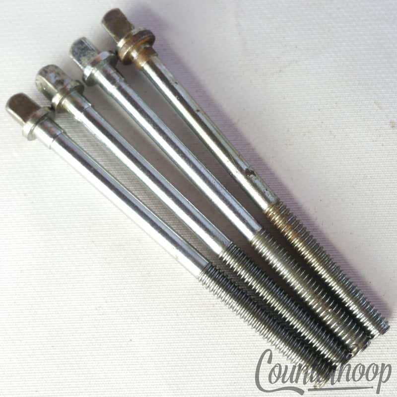 Immagine Slingerland 4x Tension T-Rods 3 1/8"Floor Tom Drum Chrome Vintage 50s-60s USA RK - 1