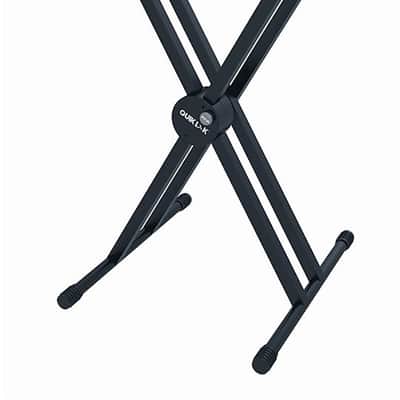 Quik Lok QL-742 USA Double Tier Double Brace Keyboard Stand image 3
