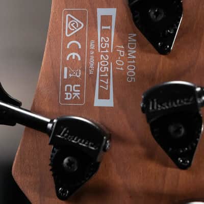 Ibanez Mode MDM1005 5-String Electric Bass Guitar - Midnight Arctic Ocean Matte image 14