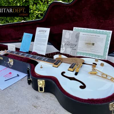 ♚TIMEWARP♚07 GRETSCH G-6136 DS WHITE FALCON♚Dynasonics♚Mother Pearl BLOCKS♚2.75" Body Depth ! image 3