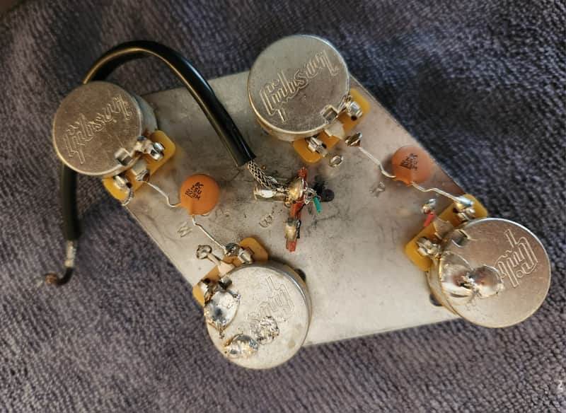 Gibson USA Les Paul Wiring Harness 2008 - Long shaft Pots image 1