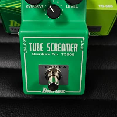 Ibanez TS808 Tube Screamer with Tamura Mod - Green image 1