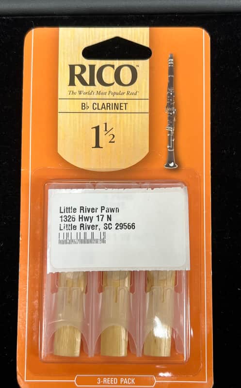 Rico RCA0315 Bb Clarinet Reeds - Strength 1.5 (3-Pack) 2010s - Standard image 1