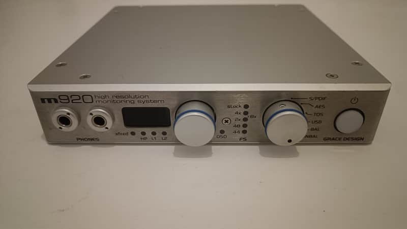 Grace Design m920 High Resolution Headphone Amp 2010s - Silver image 1