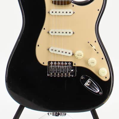 Used AS/IS Squier Affinity Stratocaster Black Electric Guitar image 2