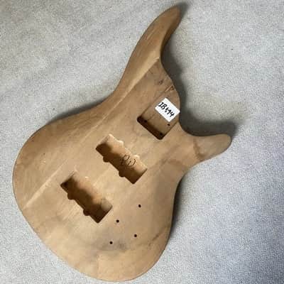 DIY Alder Wood 4 String Electric Bass Project Body image 1