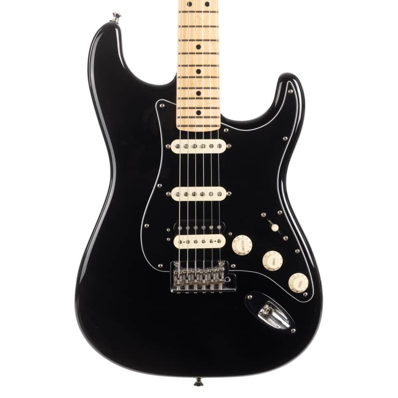 Used Fender American Professional Stratocaster HSS Shawbucker Black 2018 image 1