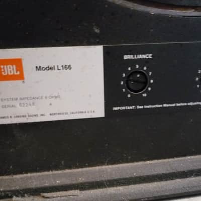 Pickup Only Ma. Vintage Audio JBL L166 Horizon Speakers Studio Monitors image 3