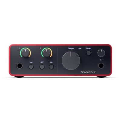 Focusrite Scarlett Solo 4th Gen USB Audio Interface image 4