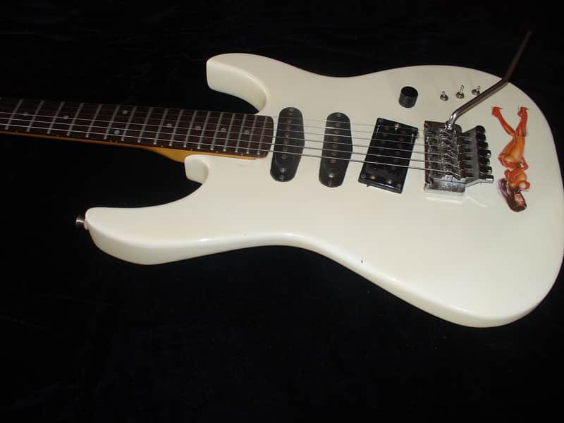 Kramer USA/Japan vintage 1980's Aged Vintage White image 1