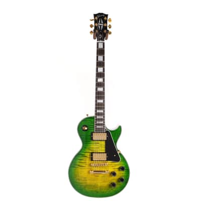 Gibson Custom Shop Les Paul Custom Iguana Burst Gloss Made 2 Measure 2025 Repaired image 16