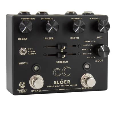 Walrus Audio SLOER Stereo Ambient Reverb - Black image 2