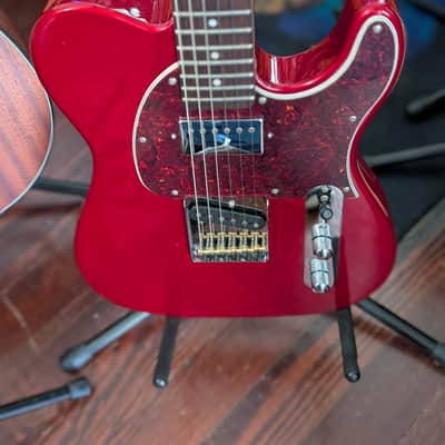G&L Tribute ASAT Classic Bluesboy Electric Guitar in a Candy Apple Red image 3