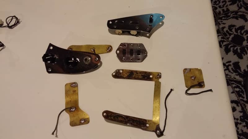 Fender Jaguar 1966 Control Plates and Shielding image 1