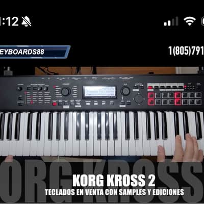 Korg KROSS 2 61-MB 61-Key Synthesizer Workstation 2017 - Present - Matte Black image 3