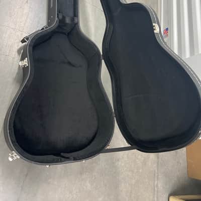 Fender Flat-Top Dreadnought Acoustic Guitar Case, Black 2016 - Black image 2