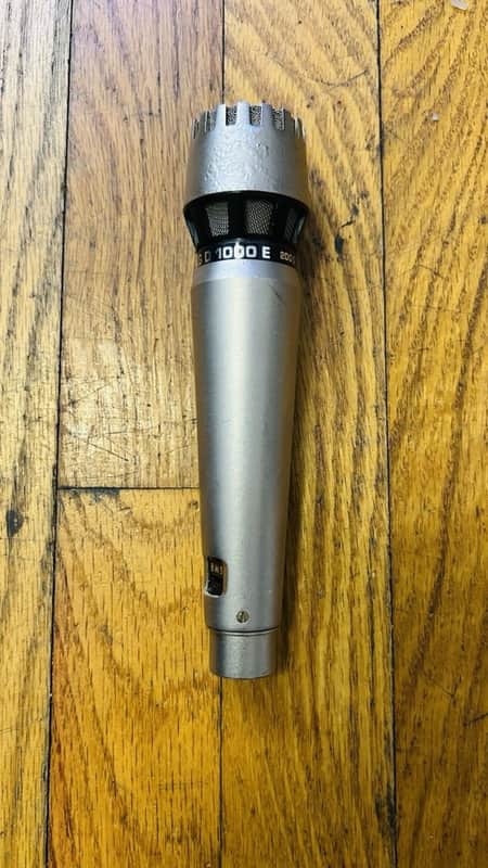 AKG D 1000E Cardioid Dynamic Microphone 1970s - Silver image 1