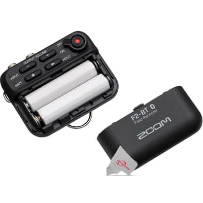 Zoom F2-BT Ultra Compact Bluetooth Enabled Portable Field Recorder with Lavalier Microphone image 7