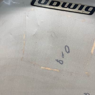 Vintage Ludwig Marching Bass Drum 1970s Olive Badge Super Kick image 3