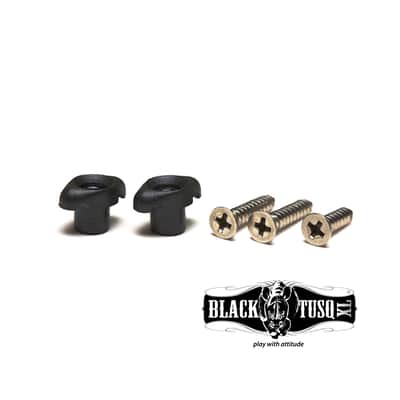 Graph Tech PT-7004-00 Black TUSQ XL Sleek String Trees (Pair) image 1