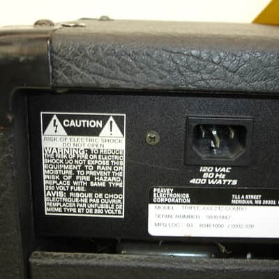 Peavey Triple XXX 212 120-Watt 2x12" Guitar Combo Amp image 22