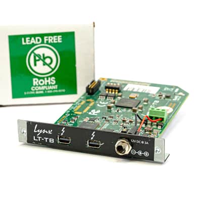Lynx LT-TB Thunderbolt LSlot Interface Card for Aurora & Hilo w/ Box Manual image 2