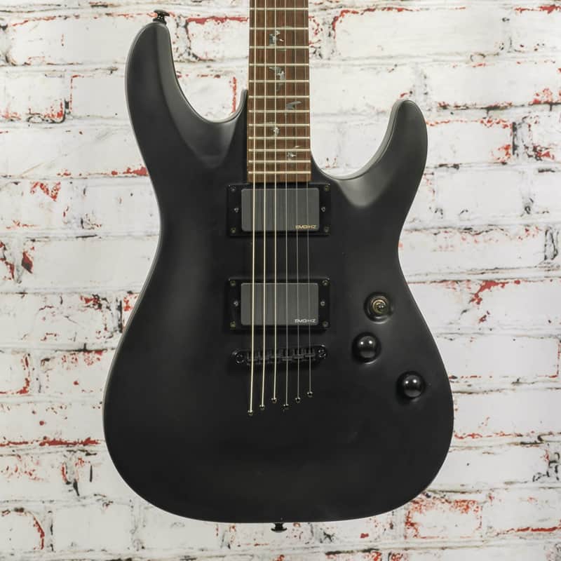 Schecter -  2007 Damien-6 - Electric Guitar - Matte Black - USED image 1