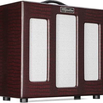 Magnatone Varsity Reverb 15-watt 1 x 12-inch Combo Amplifier - Cathedral Burgundy image 2