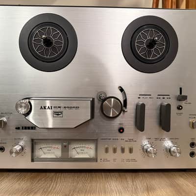 Akai GX-4000D 1/4" 4-Track 2-Channel Tape Recorder 1978 - 1985 - Silver image 1