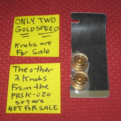 TWO new genuine Gibson GOLD SPEED KNOBS (ONLY TWO of the 4 knobs from the PRSK-020 set are for sale) image 1