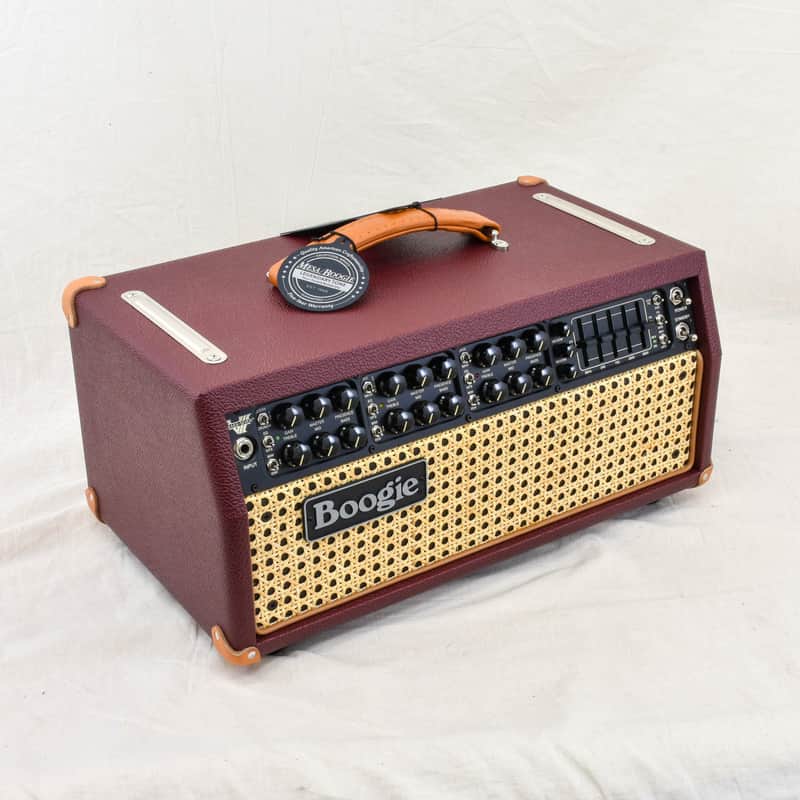 Mesa Boogie Mark VII All Tube Amplifier Head - British Cabernet, Wicker Grille image 1