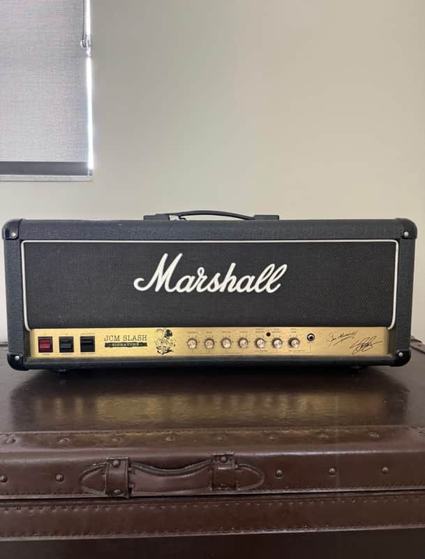 Marshall JCM Slash Signature 2555SL 2-Channel 100-Watt Guitar Amp Head 1996 - 1997 - Black image 1