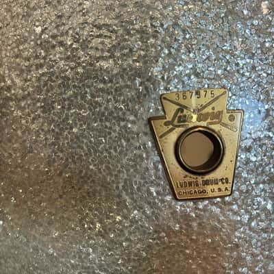 Ludwig Club Date 1960s 12x8" Tom - Silver Sparkle image 2