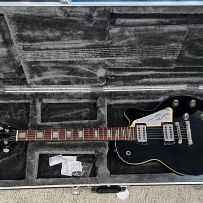 De Armond model M66 6 string single cut archtop electric guitar - black finish image 10